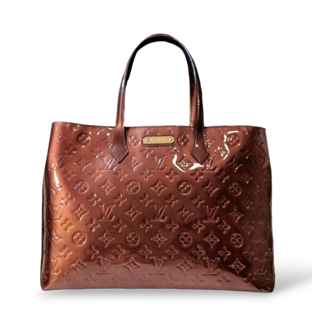 ✨️💎Authentic Louis Vuitton Wilshire MM monogram Vernis - Picture 16 of 16